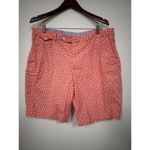 Polo Ralph Lauren Short Mens‎ 36 Orange Golf Classic Fit Chino Geometric Giraffe